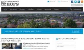 Schoonmaakbedrijf Hofs Arnhem | Nieuwe website ontwikkeld door OVK Webdesign